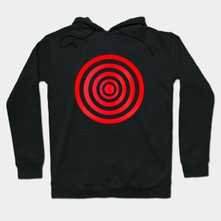 Target. Purpose. Red and white circles. Hoodie